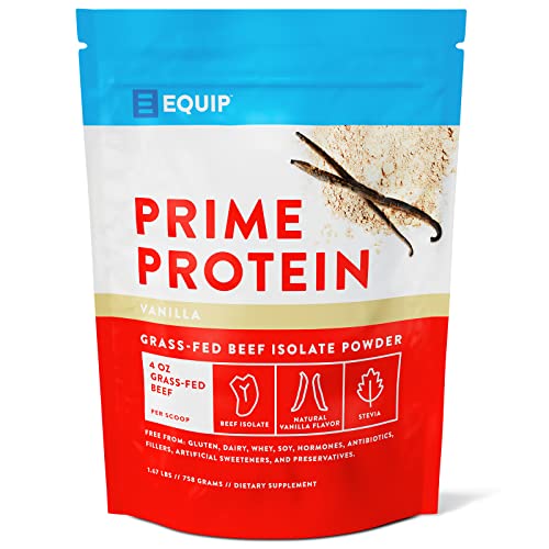 Equip Foods Prime Protein - Grass Fed Beef Protein Powder Isolate - Gluten Free Carnivore EquipUS supplements
