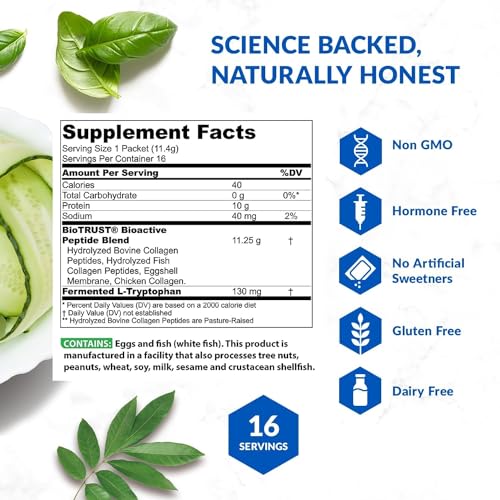 BioTrust Ageless Multi Collagen Peptides Powder – Types I, II, III, V, X – Unflavored Collagen BioTrustUS supplements