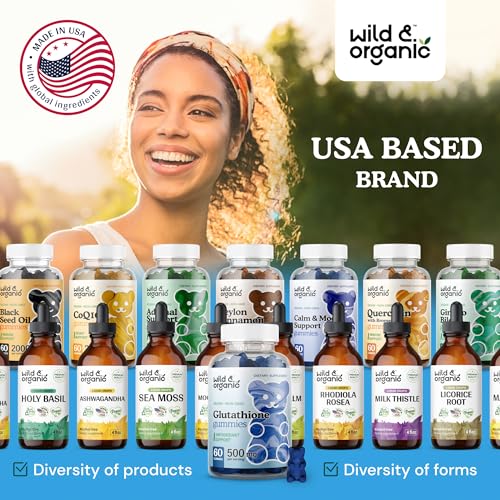 Wild & Organic Glutathione Gummies - Reduced Glutathione for Liver Cleanse & Antioxidants Wild & OrganicAu supplements