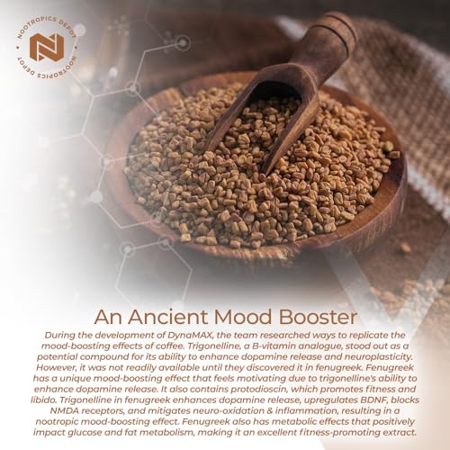 Nootropics Depot Fenugreek Extract Capsules | 500mg | 60 ct | 2.5% Trigonelline Nootropics DepotAu supplements