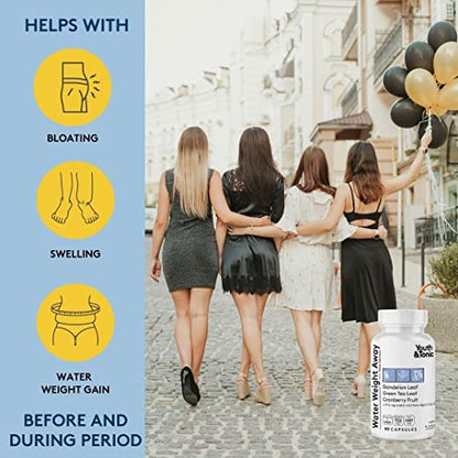 Youth & Tonic Natural Water Pills (90 Count) for Swelling Belly Bloating Youth & TonicUS supplements