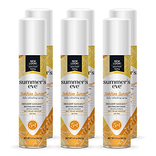 Summer's Eve Tahitian Sunset Daily Feminine Spray, 2 oz, 6 Pack Summer's EveUS supplements