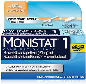 Monistat 1-Day | Day or Night Combination | Yeast Infection Treatment, Prefilled, 1 Pack MonistatAu supplements