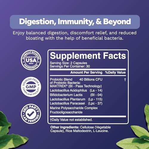 Colon Health Probiotic and Prebiotic Capsules - Gut Health Prebiotics and Probiotics Bio SenseAu supplements