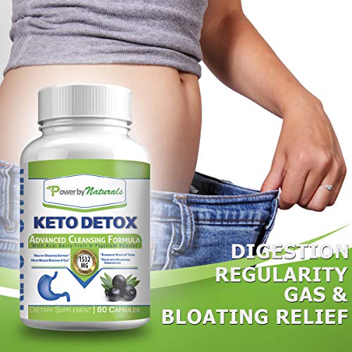 Power By Naturals Keto Colon Cleanser & Detox - Rapid Weight Loss Pills, Gut Health Power By NaturalsUS supplements