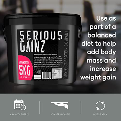 The Bulk Protein Company, SERIOUS GAINZ - Whey Protein Powder - Weight Gain, Mass Gainer The Bulk Protein CompanyAu supplements