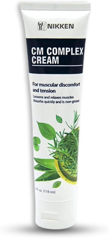 Sports Muscle Rub for Nikken CM Complex Cream 15071, Topical Muscle Relaxer Cream for Neck Tension, Legs & Knee Soreness & Muscular Body Aches, Fast, No Stain & Greaseless Massage Lotion GoodsciousAu supplements