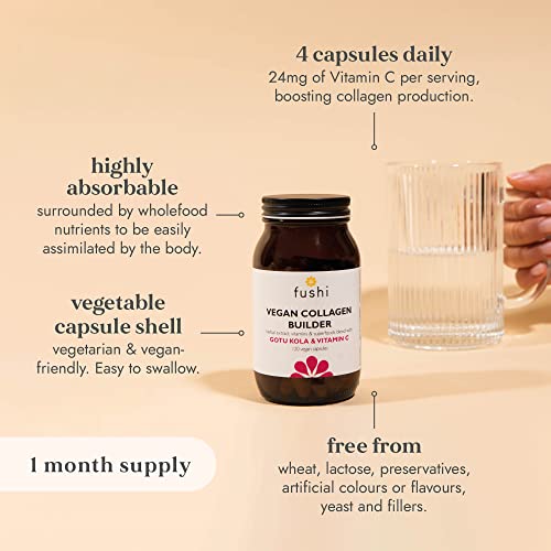 Fushi Vegan Collagen Booster, Vegan Amino Acids, with Vitamin C, E, Biotin FushiAu supplements