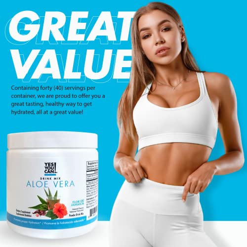 Yes You Can! Organic Aloe Vera Drink Mix - Super Greens Powder - Energy Drink Powder Yes You Can!Au supplements