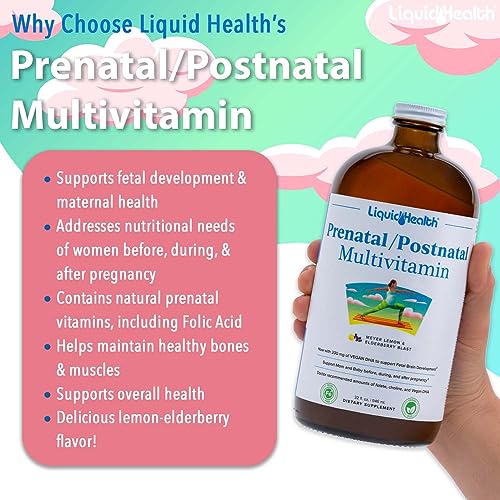 LIQUIDHEALTH Prenatal/Postnatal Multiple Liquid Women's Multivitamin with Real Folate LIQUIDHEALTHAu supplements