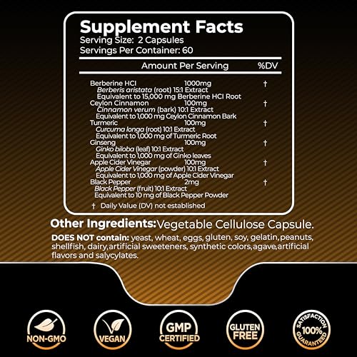 WELLNESS LABSRX Berberine Supplement 1500mg - Liposomal Berberine with Ceylon WELLNESS LABSRXUS supplements