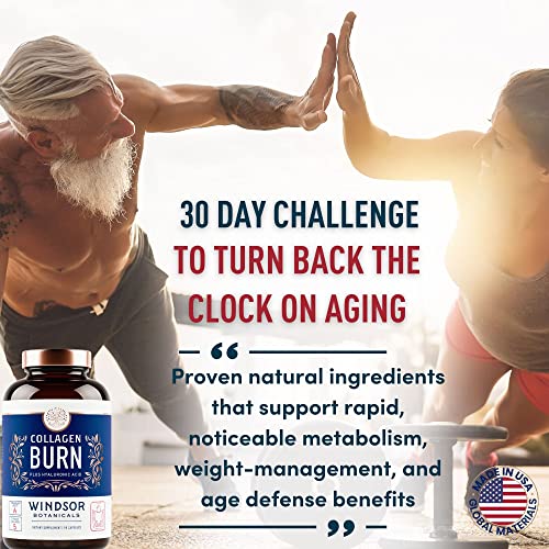 Thermogenic Multi Collagen Burn Capsules - Hydrolyzed Multi Collagen Complex Types WINDSOR BOTANICALSUS supplements