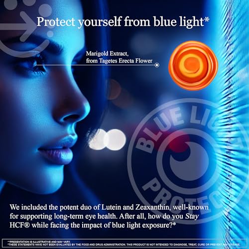 HCF A20 Microbead Brain Health Supplements for Adults for Memory, Focus, Calm, Mood, Alertness, Attention, Vision, Sleep, Immune System, 20 Premium Nootropic Nutrients Multivitamin & 7 Advances® Tech HCFAu supplements
