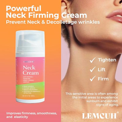 Neck Firming Cream for Women: Neck Cream - Neck Tightening Cream - Neck Creams LemcuhUS supplements