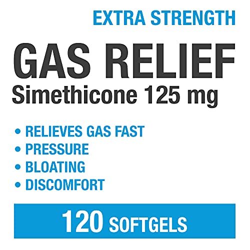 P Puregen Labs Extra Strength Gas Relief Softgels with Simethicone 125 mg P Puregen LabsAu supplements