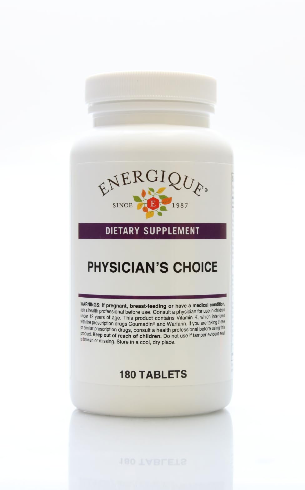 Energique Physician's Choice multivitamin Providing Optimal doses of Essential Vitamins and Minerals. EnergiqueAu supplements