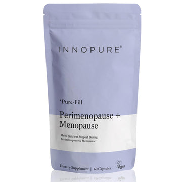 INNOPURE Perimenopause & Menopause Complex for Women (2 Month Supply) Red Clover, Wild Yam, Maca, Sage and Vitamins Including B6 for Hormone Regulation, Clean Label (Pure-Fill) 60 Capsules INNOPUREAu supplements