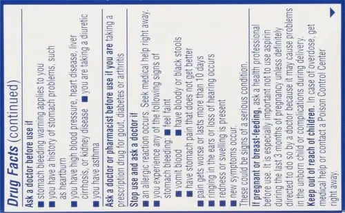 St. Joseph Aspirin Pain Reliever (NSAID) 81mg, Enteric Safety Coated, Adult Low Dose Regimen, 36 ct St. JosephAu supplements