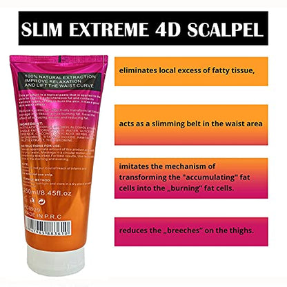 MYSHELL Hot Cream, Fat Burner Sweat Cream,Slimming Cream 250ml,Cellulite Treatment MYSHELLUS supplements
