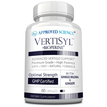 Approved Science VertiSyl - Ginkgo Biloba, Ginger, Vitamin D3, BioPerine - 60 Capsules - 1 Month Supply Approved ScienceAu supplements
