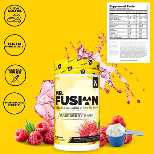 Nutrithority Mr.Fusion Pre Workout Supplement, Pineapple Punch, 40 Servings NutrithorityAu supplements