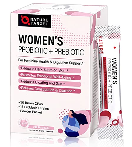 Probiotics for Women Probiotic Powder Supplement - Prebiotics and Probiotics for Weight Loss NATURE TARGETUS supplements
