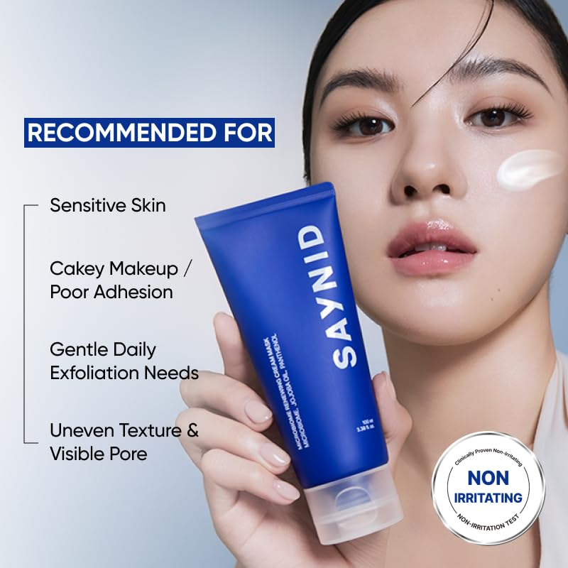 SAYNID MICROBIOME RENEWING CREAM MASK TRIAL KIT, Wash-off Cream, Soft Exfoliating Face Scrub Dead Skin Cells | 4.5g/0.15oz (3EA) SAYNIDAu supplements