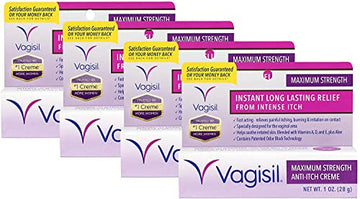 Vagisil Medicated Anti-Itch Creme Maximum Strength - 1oz, Pack of 5 VagisilAu supplements