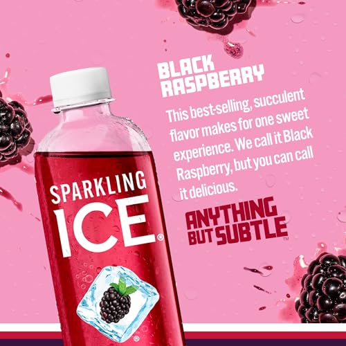 Sparkling Ice, Black Raspberry Sparkling Water, Zero Sugar Flavored Water, with Vitamins Sparkling ICEUS supplements