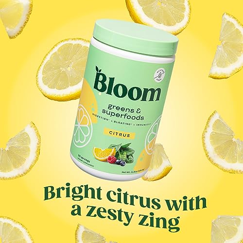 Bloom Nutrition Super Greens Powder Smoothie & Juice Mix - Probiotics Bloom NutritionUS supplements