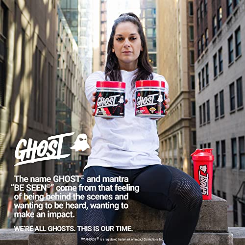 GHOST Pump Nitric Oxide Powder, Peach - 40 Servings - Sugar-Free & Stim-Free Pre GHOSTAu supplements