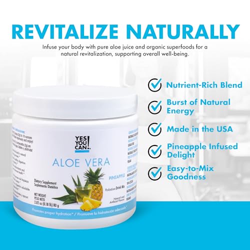 Yes You Can! Organic Aloe Vera Drink Mix - Super Greens Powder - Energy Drink Powder Yes You Can!Au supplements