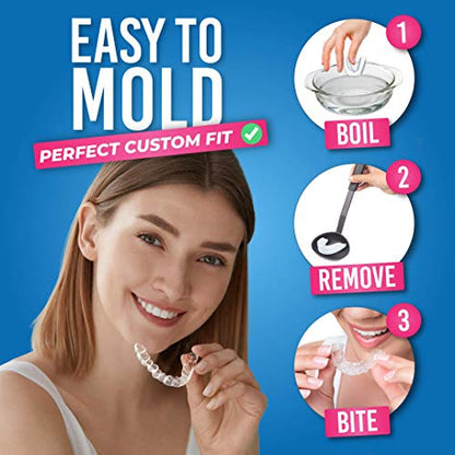 HONEYBULL Mouth Guard for Grinding Teeth [6 Pack] 1 Size for Heavy Grinding | Comfortable HoneyBullUS supplements