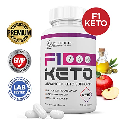 (3 Pack) F1 Keto Pills 800MG Includes goBHB Exogenous Ketones Advanced Ketosis Justified LaboratoriesUS supplements