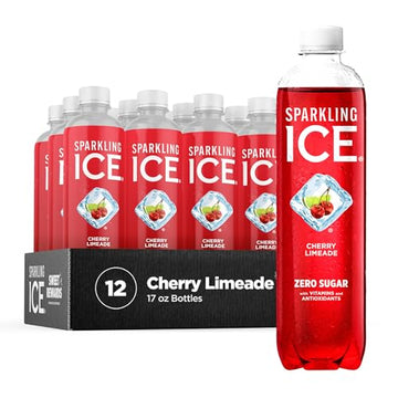 Sparkling Ice, Cherry Limeade Sparkling Water, Zero Sugar Flavored Water, with Vitamins Sparkling ICEUS supplements