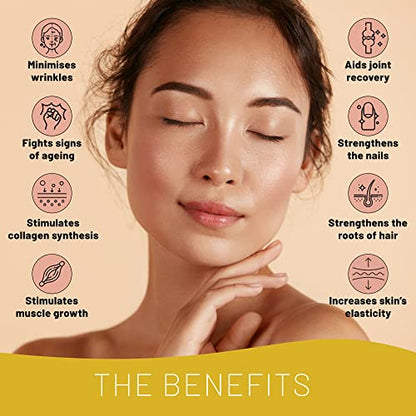 Vegan Collagen Supplement for Skin, Hair, Nails, Joints & Bones with Vegan VitalityUS supplements
