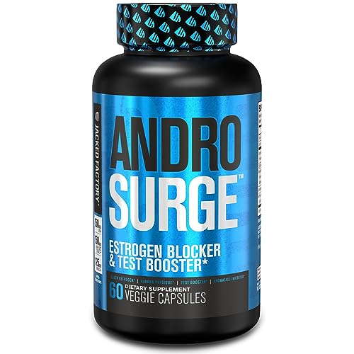 Jacked Factory Androsurge Estrogen Blocker & Testosterone Booster for Men -Grade Anti Jacked FactoryUS supplements