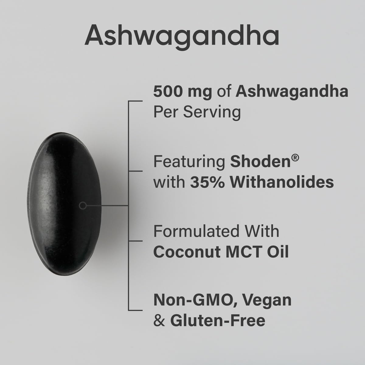 Sports Research® Ashwagandha Softgels with Coconut MCT Oil - Natural Adaptogen Made with Shoden® Ashwa for Relaxation, Calm & Sleep Support - Gluten Free & Vegan Friendly - 60 Count Sports ResearchAu supplements