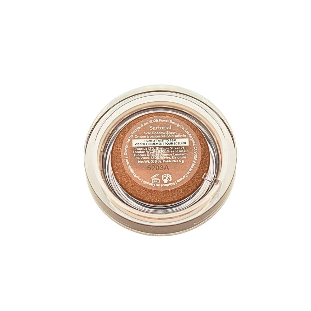 Merit Solo Shadow Cream Eyeshadow Sartorial Bronze, Buildable Crease-Free Pearlescent Color, Vegan & Cruelty-Free, 0.1 oz MeritAu supplements