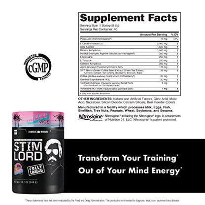 Anabolic Warfare Stim Lord Fully Loaded (Miami Vice - 40 Servings) Anabolic WarfareUS supplements