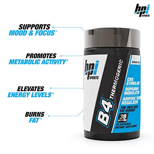 BPI Sports B4 – Extra-Strength Fat Burner – Keto-Friendly – Appetite Suppressant – Caffeine BPI SportsUS supplements