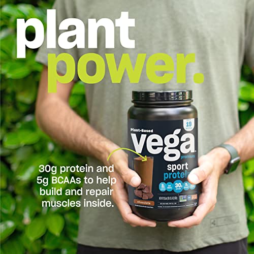 Vega Premium Sport Protein Berry Protein Powder, Vegan, Non GMO, Gluten Free Plant VegaUS supplements