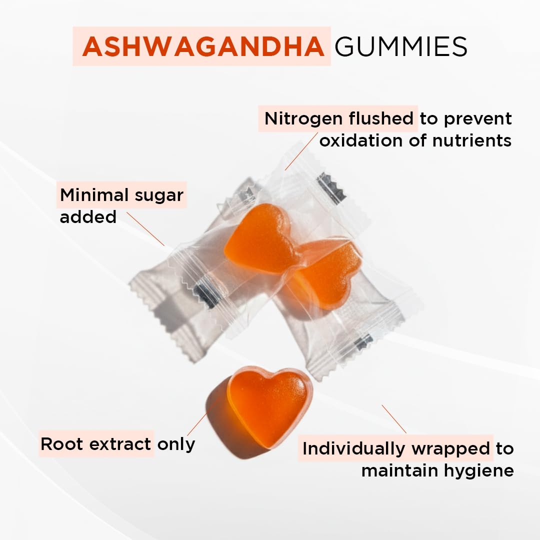 ITADAKIMASU Ashwagandha & Vitamin D Gummies for Stress, Mood & Sleep – Low Sugar, Organic Root Extract and Non-GMO – 60 Count ITADAKIMASUAu supplements