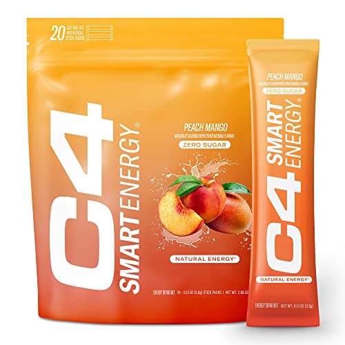C4 Smart Energy Powder Stick Packs - Sugar Free Performance Fuel & Nootropic Brain CellucorUS supplements