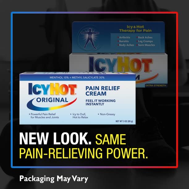 ICY HOT Pain Relieving Cream Extra Strength 3 oz ( Packs of 4) Icy HotAu supplements