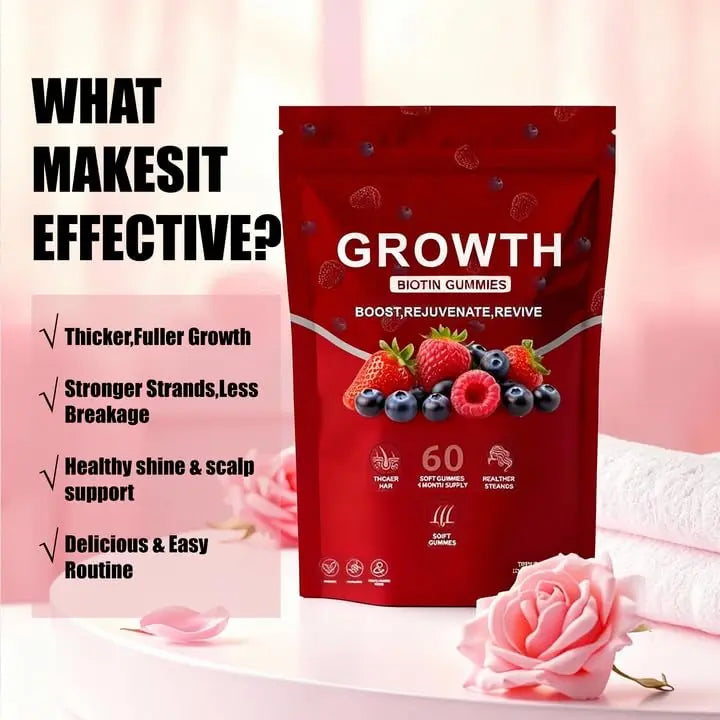 BDQBDQ Lumin Hair Growth Gummies, Infused with Biotin, Vitamins, and Botanical Extracts to Support Healthy Hair Growth and Strength BDQBDQAu supplements