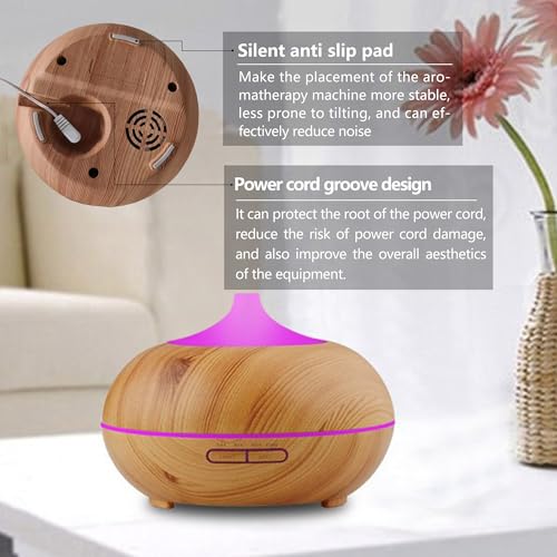 Essential Oil Diffuser, Aromatherapy humidifier, ultrasonic Cold Mist humidifier, 4 Timing Settings TinasChoiceAu supplements