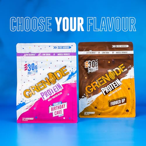 Grenade Protein Powder, Whey Protein Blend with 30g Protein per Serving, High Protein, Low Sugar GrenadeAu supplements
