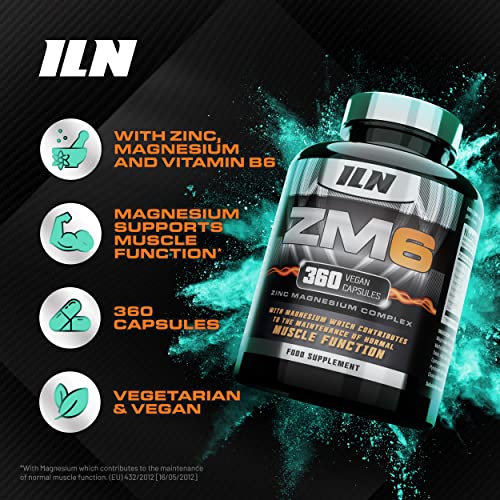 ZM6 - High Strength Zinc Magnesium Supplement - Zinc & Magnesium for Muscle Function Iron Labs NutritionAu supplements