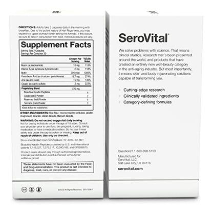 SeroVital Hair Regeneres - Formulated For Women Seeking Enhanced Hair Growth SerovitalUS supplements